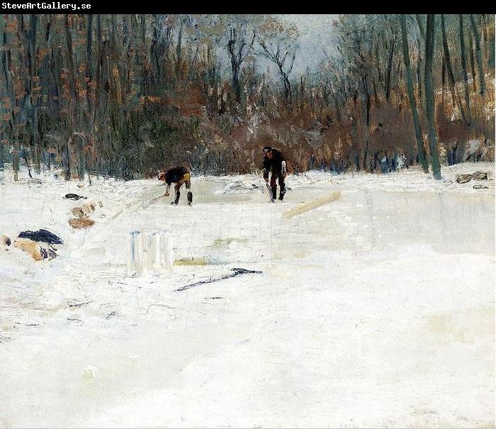 J. Alden Weir The Ice Cutters